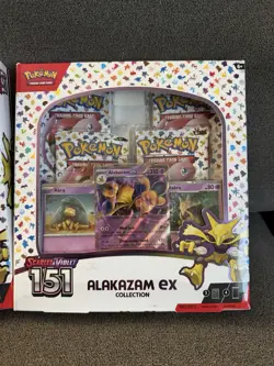 Pokemon Scarlet & Violet 151 Alakazam ex Collection Promo Booster Box two boxes - Image 2