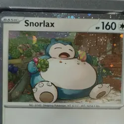 Pokemon Snorlax 3 Pack Blister Promo #122 Cosmos Holo PSA 10 with Graded guard - Image 2