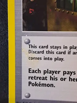 Pokemon TCG The Rockets Training Gym Gym Heroes 104/132 Regular Rare MP (Crease) - Image 3
