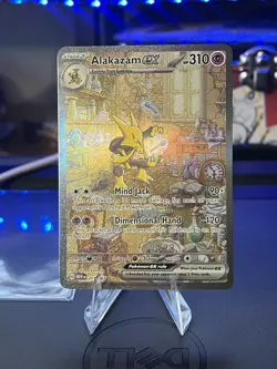 Pokemon TCG Alakazam EX 151 Holo Card Scarlet & Violet 201/165 SIR - Image 1