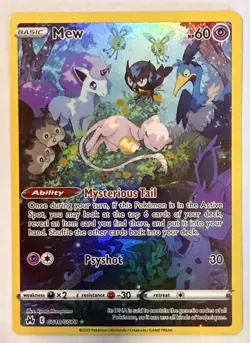 Pokemon TCG Mew Crown Zenith: Galarian Gallery GG10/GG70 Holo Holo Rare - Image 1