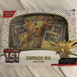 Pokemon Scarlet & Violet 151 Zapdos ex Collection Box SEALED - Image 1