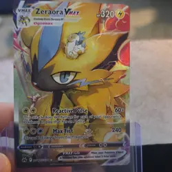 Pokemon TCG Zeraora VMAX Vstar Universe Holo Special Art Rare Beast 320 HP 219/… - Image 1