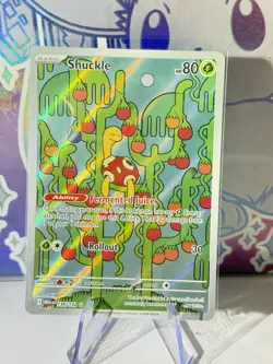Shuckle 136/132 Full Art Holo Pokemon Me01: Mega Evolution English Near Mint - Image 1