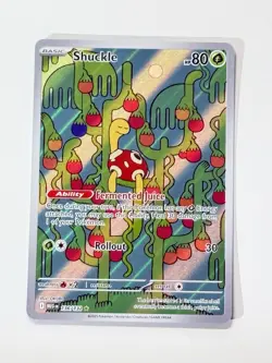 Shuckle 136/132 Full Art Holo Pokemon Me01: Mega Evolution English Near Mint - Image 3