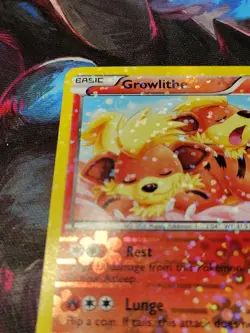 Pokemon TCG Growlithe Legendary Treasures Reverse Holo Card RC4/RC25 - Image 2