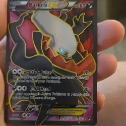 Pokemon TCG Darkrai EX Breakpoint Holo Ultra Rare Full Art Basic 180 HP 118/122 - Image 1