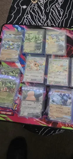 28 Card Lot Pokemon Prismatic Evolution Ex/Pokeball/Trainer - Image 3