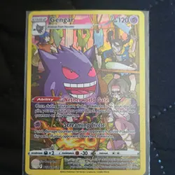 Pokemon Gengar TG06/TG30 Lost Origin Trainer Gallery Ultra Rare Holo 120 HP - Image 2