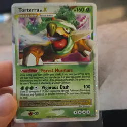 Pokemon TCG Torterra LV.X Diamond & Pearl Holo Promo Grass 160 HP DP09 - Image 1