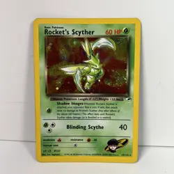 2000 Pokemon Rocket’s Scyther • Gym Heroes 13/132 • LP-MP Holo - Image 1