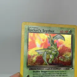 2000 Pokemon Rocket’s Scyther • Gym Heroes 13/132 • LP-MP Holo - Image 4
