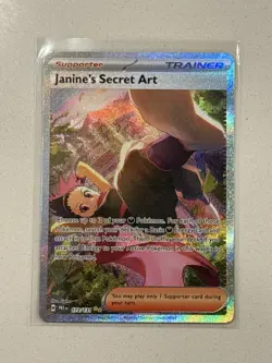 Pokemon TCG Janine’s Secret Art 173/131 SIR Prismatic Evolutions - Image 1