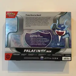 Pokemon TCG Palafin ex Box w 4 Booster Packs + 3 Promos Factory Sealed NEW - Image 2