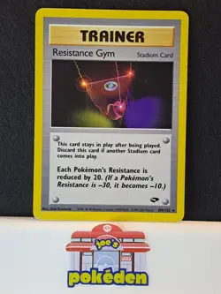Pokemon TCG Resistance Gym 109/132 Gym Challenge Non Holo Rare MP - Image 1