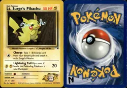 Lt. Surge's Pikachu 81/132 | Gym Heroes | Pokemon TCG | English | Common - Image 3