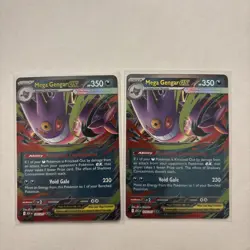 Mega Gengar EX 125/217 Ascended Heroes Pokemon Double Rare (2x) - Image 1