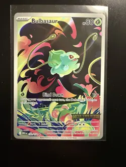Pokemon TCG Bulbasaur 133/132 Secret Rare Mega Evolution Set - Image 1