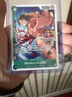 Monkey.D.Luffy (PRB02-005) - Red Bull Double Don!! - Promo non foil - Image 1