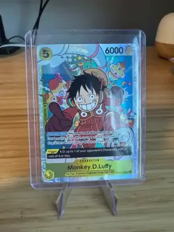Monkey.D.Luffy • OP07-109 SR Premium Booster Holo Foil One Piece TCG NM - Image 1