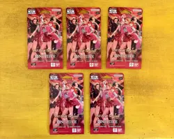 One Piece EB-03 Extra Booster Heroine Edition x5 Sleeved Packs EN - Image 1