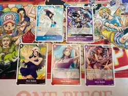One Piece Stamped Nico Robin Ms All Sunday OP09 OP10 OP11 OP12 PRE-RELEASE Promo - Image 1