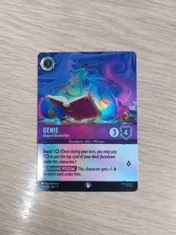 Disney Lorcana Winterspell Genie Magical Researcher Epic 210/204 - Image 1