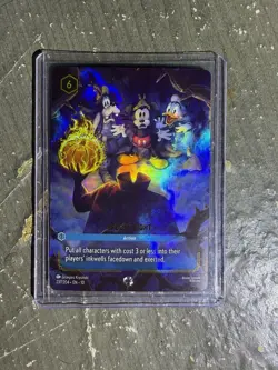 Disney Lorcana Spooky Sight (Enchanted) - Whispers in the Well Holofoil 237/204 - Image 1