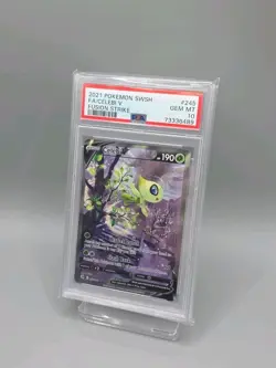 Pokemon TCG Celebi v Fusion Strike Card 245/264 PSA 10 Gem Mint - Image 1