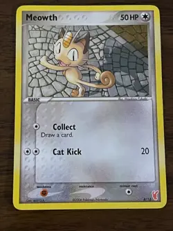 Pokemon TCG EX Trainer Kit 2: Plusle Meowth 4/12 single card LP-NM - Image 1