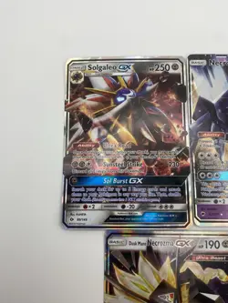 Solgaleo GX, Lunala GX,Dawn Wings Necrozma GX,Dusk Mane Necrozma GX,Pokemon Card - Image 2