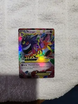 Pokemon TCG XY Phantom Forces M Gengar EX Ultra Rare Holo Card 35/119 Mega - Image 1