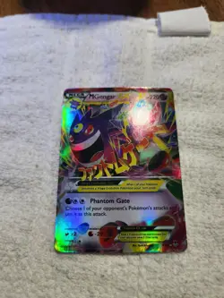 Pokemon TCG XY Phantom Forces M Gengar EX Ultra Rare Holo Card 35/119 Mega - Image 2