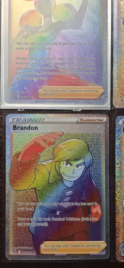 Pokemon Cards Lot (Full Art Trainer Rainbow Rare Holo - Sw & Sh - M/NM) - Image 5