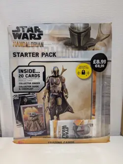 Topps Star Wars Mandalorian Trading Cards TCG Starter Pack NEW Booster Packs - Image 1