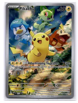 Pikachu - SV: Scarlet & Violet Promo Cards 027 Holo Promo LP-NM - Image 1