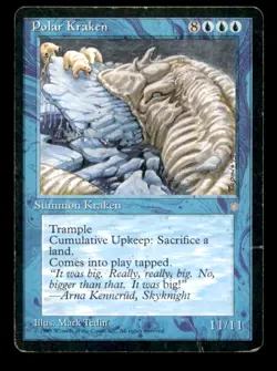 Polar Kraken LP Light Play Ice Age MTG [6800] - Image 1