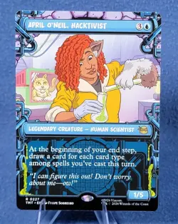 April O'Neil, Hacktivist 227 - NM Showcase - Teenage Mutant Ninja Turtles - MTG - Image 1