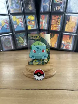 Pokemon Topps Bulbasaur #01 PC2 TV Animation Series Light Blue Logo NM - Image 2