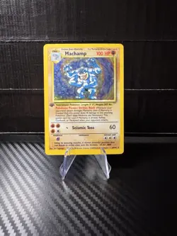 Machamp 008/102 Deck Exclusives Holo Rare Pokemon TCG Vintage - Image 1