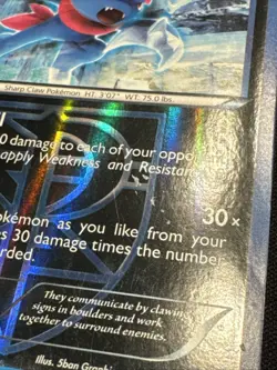 Pokemon TCG Weavile Card 66/116 Rare Black White: Plasma Freeze - Image 4