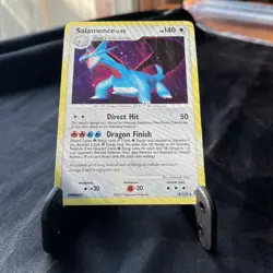 Pokemon Secret Wonders: [2007] Salamence 18/132 - *Holo-Rare*- Bleed Error ~ LP - Image 1