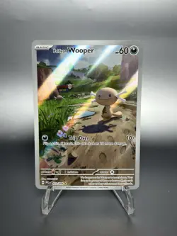 Paldean Wooper 102/094 ME02: Phantasmal Flames Holo Illustration Rare Near Mint - Image 1