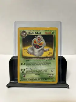 Pokemon Dark Arbok Rare Wizards Of The Coast English Pokemon TCG Card - Image 1