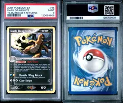 Dark Dragonite 15/109 Pokemon Team Rocket Returns Non Holo Graded PSA 9 Mint - Image 5