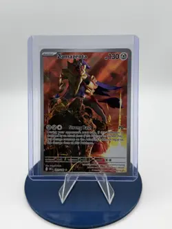 2025 Pokemon Destined Rivals Zamazenta Illustration Rare 201/182 - Image 1