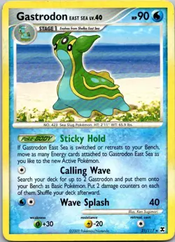 Gastrodon East Sea 21/111 Rare Rising Rivals Pokemon Near Mint - Image 1