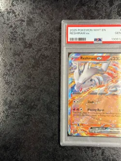 2025 POKEMON WHITE FLARE EN RESHIRAM ex #020 GEM MT 💎 PSA 10 - Image 3