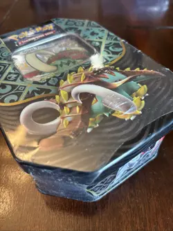 Pokemon Paldean Fates Great Tusk EX Tin (4 Packs) New Sealed English NEW SEALED - Image 3