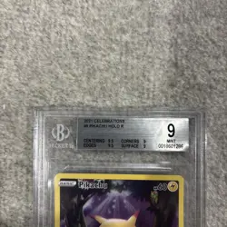 2021 Pokemon Celebrations Pikachu Full Art #005 25th Anniversary BGS 9 TCG - Image 3